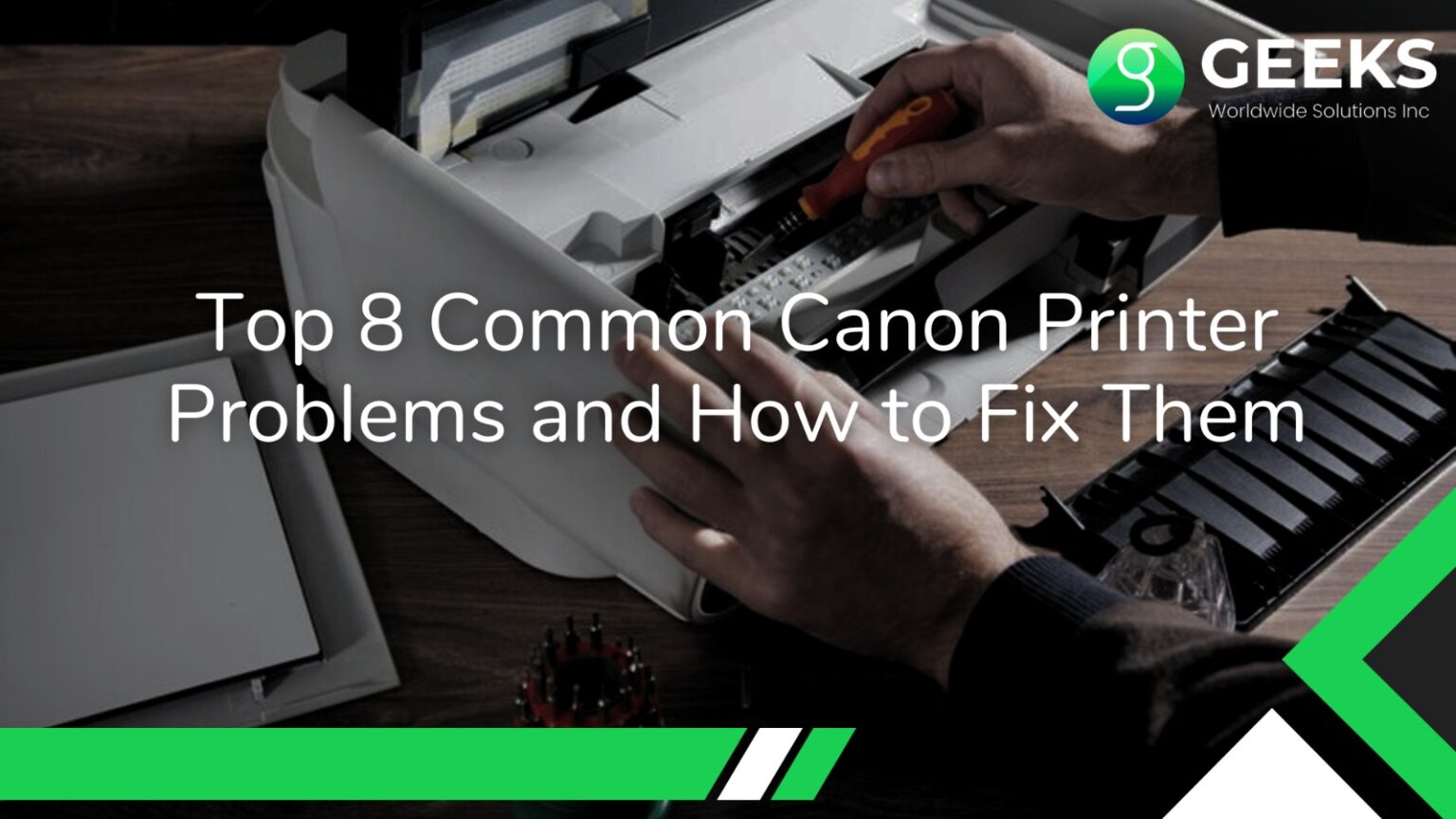 Top 8 Common Canon Printer Problems and How to Fix Them